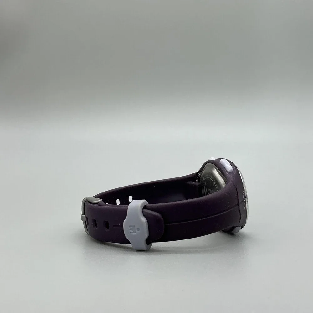 Timex Ironman 10 Lap Womens Watch 34mm Digital Gray Purple Indiglo WR 100M